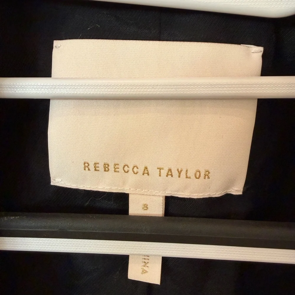 Rebecca Taylor black and white tweed blazer - Picture 2 of 4